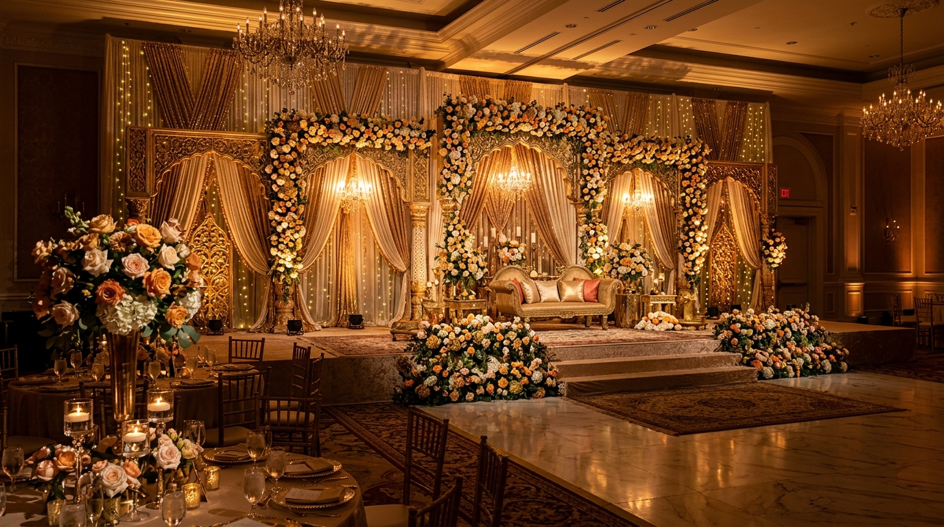 Luxury wedding event design by Manish Kumar